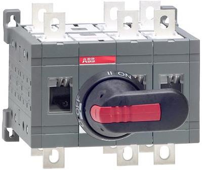 Разединител OT250E12CP 250A 3P I-0-II с ръкохватка UL версия ABB, 1SCA022776R9320