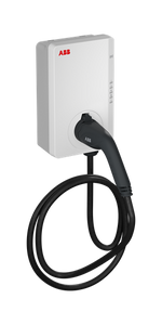 Зарядна станция за стена Terra 22.1 kW, 3P 32A, с кабел 5m и конектор Type 2, IP54 IK08, RFID 4G, ABB, Зарядни станции за електромобили, 6AGC082157