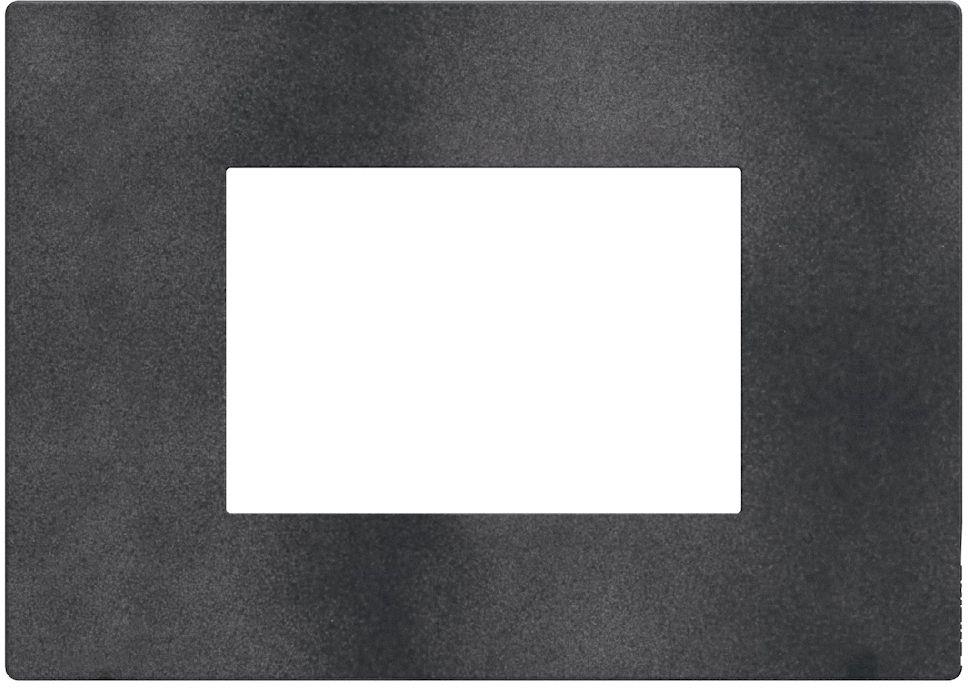 Рамка 3 мод. цвят Сив меланж (Dark Grey) Light Now Bticino, BTICINO, YA4803DS