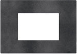 Рамка 3 мод. цвят Сив меланж (Dark Grey) Light Now Bticino, BTICINO, YA4803DS