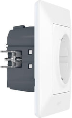 Контакт шуко 16A Smart Valena Life Бял с рамка Legrand с Netatmo, NETATMO с LEGRAND & BTICINO, 752194