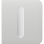 Лицев панел за Smart димер страничен, бял, SideButton Ajax, AJAX, 91252.254.WH1