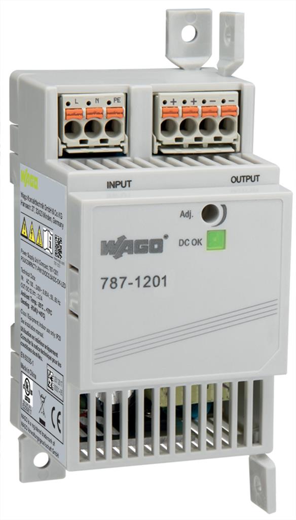 Захранващ блок 1P In:100...240Vac Out:12Vdc 2.5A Wago, WAGO, 787-1201