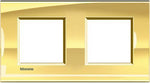 Рамка 2х2 мод. метална правоъгълна Ice gold LL Bticino , BTICINO, LNA4802M2OA