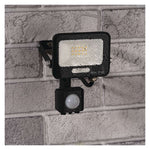 Прожектор LED 10W 4000K 1000lm 120° x 120° 20000h IP65 черен с датчик GLARO EMOS, ZS2314B