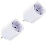 Комплект 2х адаптер Smart за контакт 1х Шуко 13A с мерител Shelly Plug M Gen3 - 074173, SHELLY, Shelly Plug M Gen3 x2