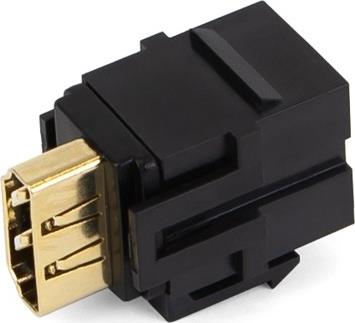Конектор HDMI 2.0 (вход-изход), цвят Черен, Bachmann, BACHMANN, B918.041