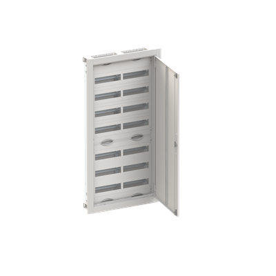 Табло за скрит монтаж ComfortLine 7х24мод. CU27V (168) с плътна метална врата IP30 и Н и РЕ клеми ABB, 2CPX052616R9999