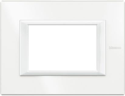 Рамка 3 мод. правоъгълна White monochrom Axolute Bticino, BTICINO, HA4803HD