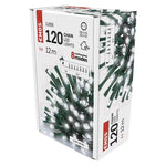 Комплект коледни лампички 120x LED студена светлина 12м IP44 с 8 програми CLASSIC EMOS - D4AC08