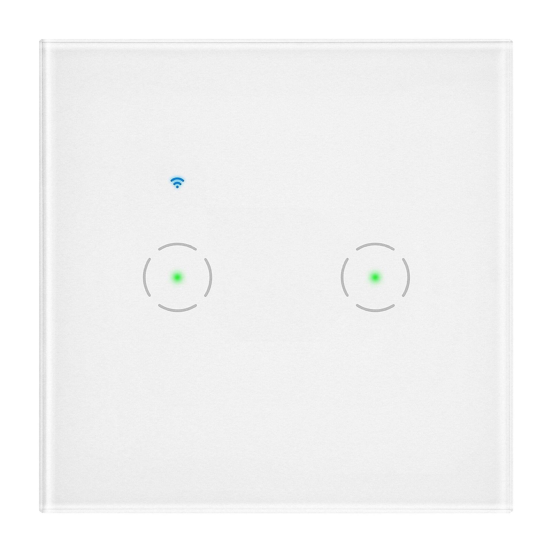 Двуполюсен ключ, Tuya Smart Wi-Fi , цвят бял , OR-SH-17201/W, ORNO