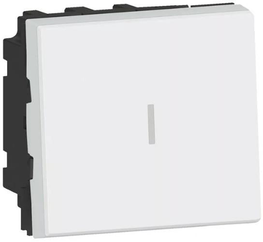 Девиаторен ключ 20А 2 мод. цвят бял Easy-Led Mosaic NEW Legrand, LEGRAND, 77063L