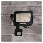 Прожектор LED 20W 4000K 2000lm 120° x 120° 20000h IP65 черен с датчик GLARO EMOS, ZS2324B
