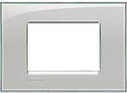 Рамка 3 мод. правоъгълна Cold Grey LL Bticino, BTICINO, LNA4803KG