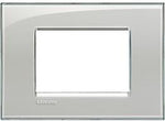 Рамка 3 мод. правоъгълна Cold Grey LL Bticino, BTICINO, LNA4803KG