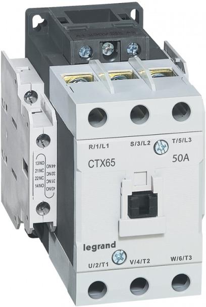 Контактор CTX3-65 3P 22kW (50A AC-3) 2NO-2NC 230V 50/60Hz Legrand, LEGRAND НИСКО НАПРЕЖЕНИЕ, 416146