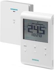 Термостат БЕЗжичен за отопление 5…35 °C с LCD дисплей и седмичен таймер, Siemens, SIEMENS, RDE100.1RFS