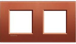 Рамка 2х2 мод. метална правоъгълна Brick LL Bticino, BTICINO, LNA4802M2RK