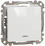 Еднополюсен ключ с индикатор цвят Бял Sedna SE, SCHNEIDER ELECTRIC, SDD111101N