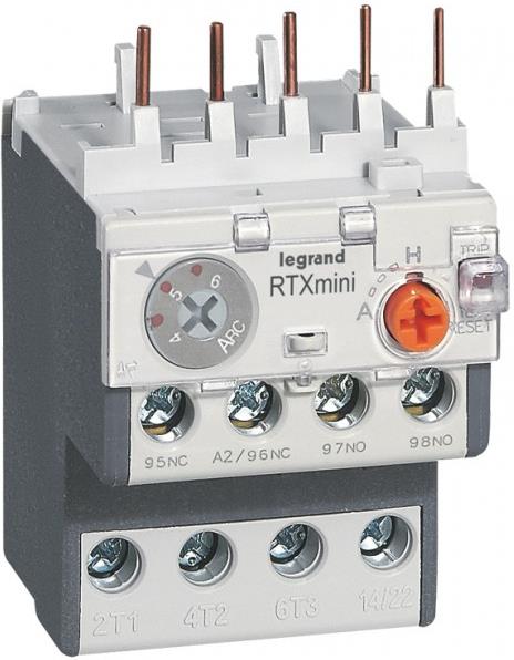 Термична защита RTX mini 6A 1NO-1NC Legrand, LEGRAND НИСКО НАПРЕЖЕНИЕ, 417088