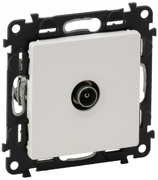 Розетка TV крайна от серия 10dB цвят бял Valena Life Legrand, LEGRAND, 753160