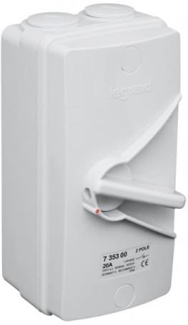 Мощностен разединител 32A 2P в кутия AC22 Legrand, LEGRAND НИСКО НАПРЕЖЕНИЕ, 735301