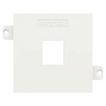 Лицев панел за 1х RJ45 Keystone 55x55 Fenix White Malè EKINEX, EK-KSC-1K-FBM