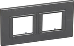 Рамка 2х2 мод. правоъгълна Antracite Axolute Bticino, BTICINO, HA4802M2HHS