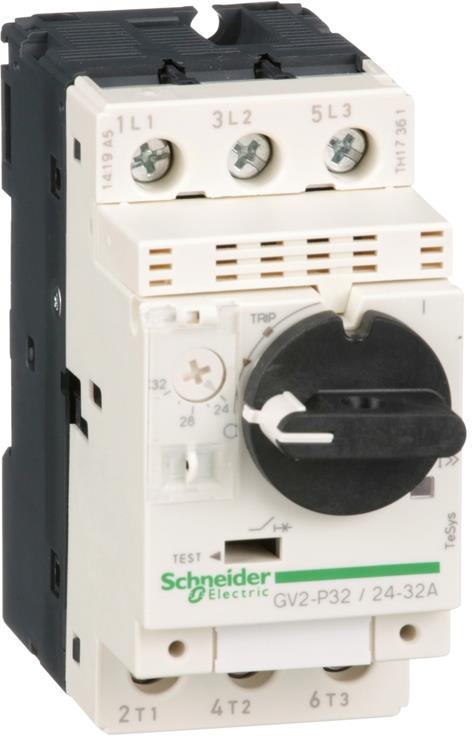 Моторна защита TeSys GV2P 15kW TM 24…32A 50kA SE, SCHNEIDER ELECTRIC НИСКО НАПРЕЖЕНИЕ, GV2P32