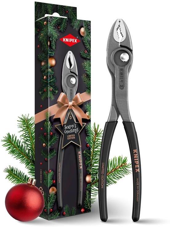 Клещи екстрактори за болтове TwinGrip, черна ръкохватка 200мм, Knipex XMAS, KNIPEX, K8201200S02