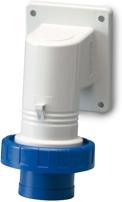 Промишлен щепсел 2P+Е 16A 380V IP66/67, 6h серия Eureka панелен монтаж, 90гр., 70х87мм Scame, SCAME, 247.1693