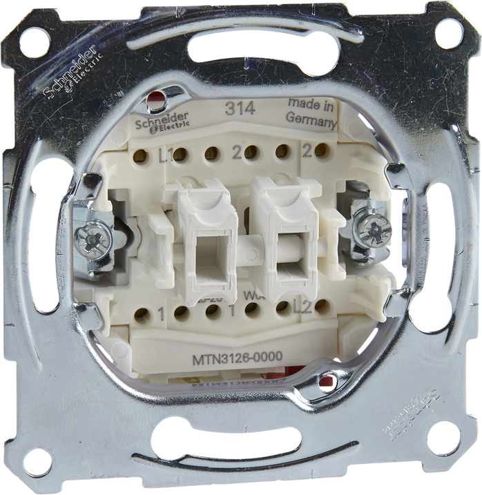 Сериен девиаторен ключ механизъм Merten SE, SCHNEIDER ELECTRIC, MTN3126-0000
