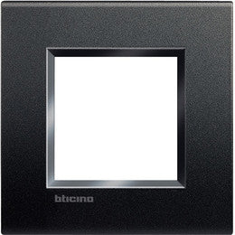 Рамка 2 мод. правоъгълна Anthracite LL Bticino, BTICINO, LNA4802AR