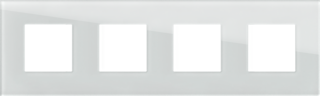 Рамка 2+2+2+2 мод. цвят Бяло мат Modul Edge TEM, OG28MLM