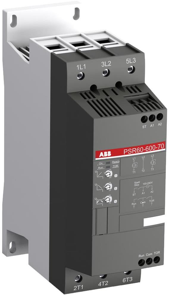 Софтстартер 3P 30kW PSR60-600-70 60A 100...240V IP10 ABB, 1SFA896112R7000