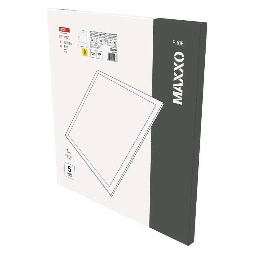 Панел LED 600 36W 4000K 4320lm 90° UGR <19 50000h IP20 MAXXO EMOS