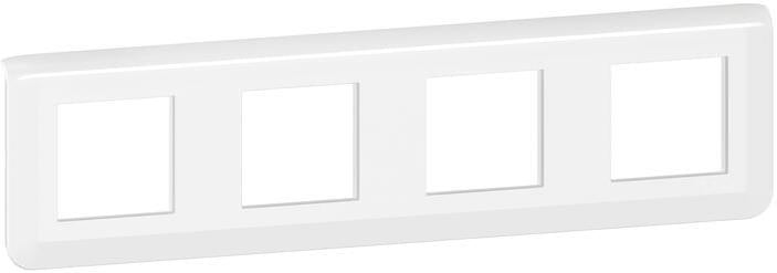 Лицева рамка 4х2 мод. цвят бял Mosaic NEW Legrand, LEGRAND, 78808L