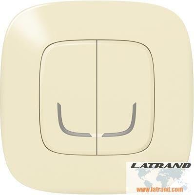 Сериен ключ БЕЗжичен Smart Valena Allure Крем с рамка Legrand с Netatmo - 752687