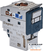 Конектор Cat.6A STP 1x RJ45 Keystone TL Linkeo C /1 бр./ Legrand - 632905 PC1