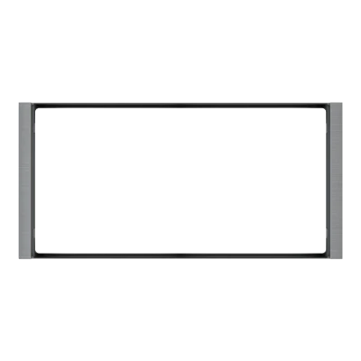 Рамка 2х 80x80 Flank FF Metal Titanium EKINEX, EK-FL2-GBS