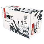 Комплект коледни лампички 80x LED студена светлина 5.6м IP44 с батерии CLASSIC EMOS - D4FC02