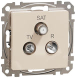 Розетка TV+FM+SAT цвят Крем Sedna SE, SCHNEIDER ELECTRIC, SDD112481
