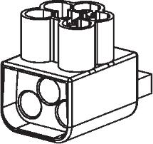 Изолиран конектор СИВ към устройство AS/SNS 3x16mm² Pollmann, POLLMANN, PE2010804