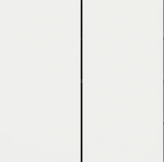 Лицев панел за 2 бутона вертикално 30x60 Linea71 Fenix White Malè EKINEX, EK-T2R-FBM