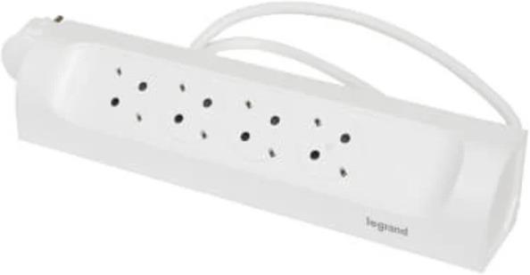 Разклонител ъглов бял 4x2P+E с кабел 1 метър Corner NEW Legrand, LEGRAND, 694501