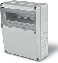 Табло за индустриални контакти /плътно/ и DIN модули IP55, UV, серия Enerbox /11 DIN/ Scame-633.2020
