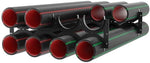 Аранжор за тръба 8х ф110мм цвят Черен HDPE UV Kouvidis, KOUVIDIS, KD6121110
