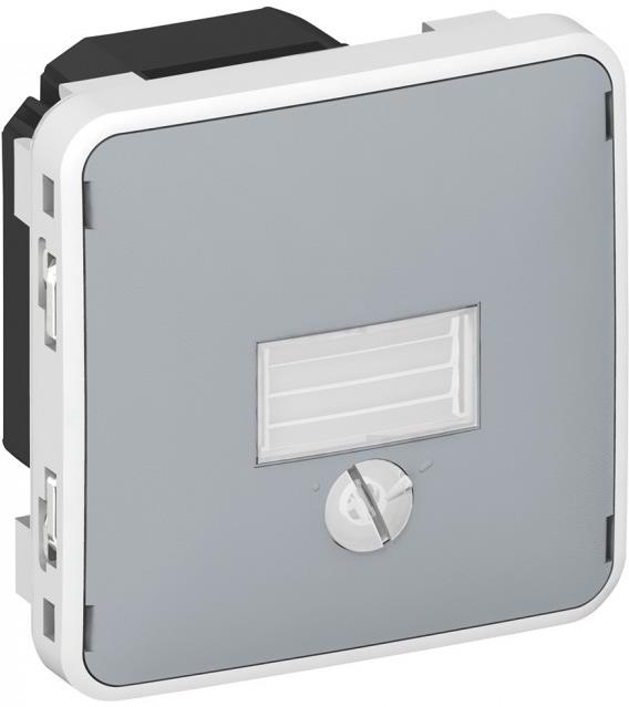 Датчик за осветеност, за вграждане в стена, 1400W, IP55, изисква неутрала, цвят Сив Plexo Legrand /до изчерпване/, LEGRAND, 69517