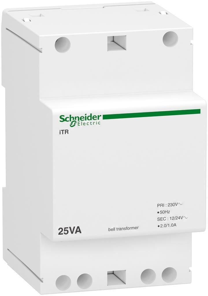 Модулен звънчев трансформатор Acti 9 iTR 25VA 12…24V 3 мод. SE, SCHNEIDER ELECTRIC НИСКО НАПРЕЖЕНИЕ, A9A15215