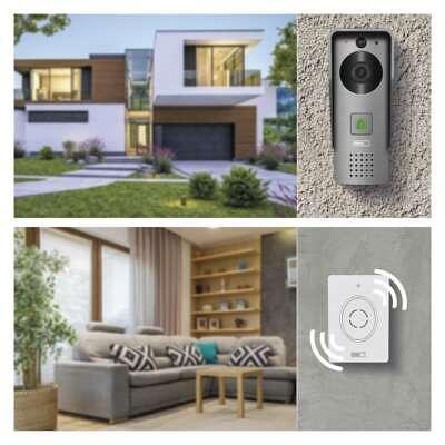 Видео бутон и звънец 12Vdc IP-09C Wi-Fi GoSmart EMOS
